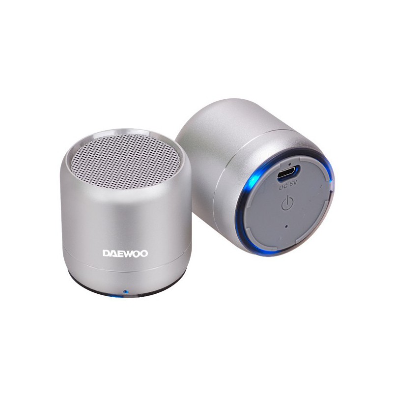 ALTAVOZ PORTATIL BLUETOOTH DAEWOO DUO 5W+5W SILVER  DBT-212D