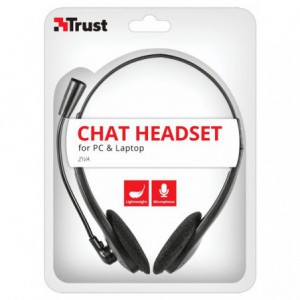 AURICULARES TRUST URBAN ZIVA CHAT MICRÓF.INTEG 2 JACK 3.5 *
