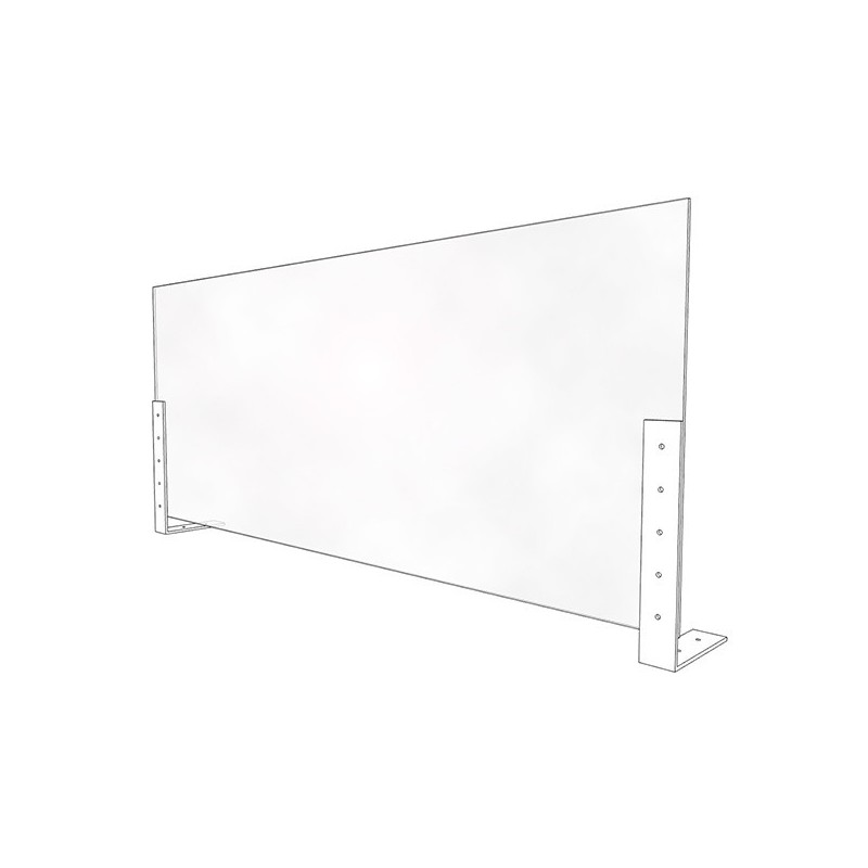 MAMPARA APPROX ACRILICA PROTECCION APPAPSADJUSTABLE 1200X500