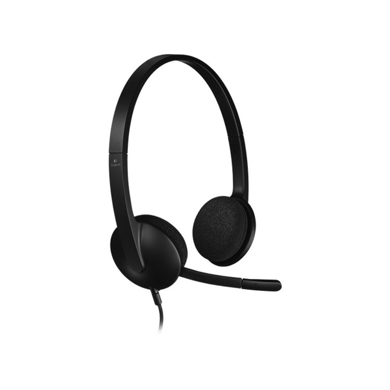 AURICULAR+MICROF. LOGITECH HEADSET H340 USB