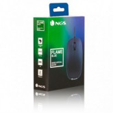RATON NGS FLAME OPTICO 800DPI AZUL SCROLL CON CABLE