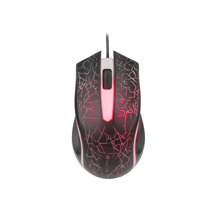 RATON NGS GAMING GMX-115  3 BOTONES  LED DE 7 COLORES