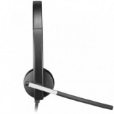 AURICULAR LOGITECH H650E MICRÓFONO USB NEGROS