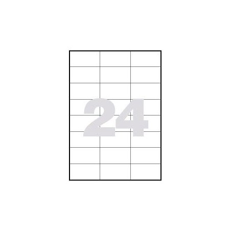 ETIQUETAS LASER 70 X 37 C/ 250      