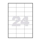 ETIQUETAS LASER 70 X 37 C/ 250      