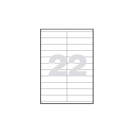 ETIQUETAS LASER 105 X 25.4-2 C/ 250