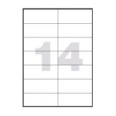 ETIQUETAS LASER 105 X 42.3 C/ 250    