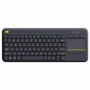 TECLADO LOGITECH WIRELESS K400 PLUS TOUCHPAD NEGRO 