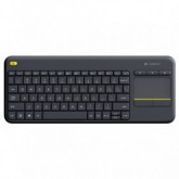 TECLADO LOGITECH WIRELESS K400 PLUS TOUCHPAD NEGRO 
