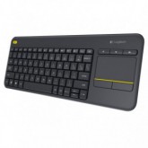 TECLADO LOGITECH WIRELESS K400 PLUS TOUCHPAD NEGRO 