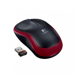 RATON LOGITECH M185 RED WIRELESS