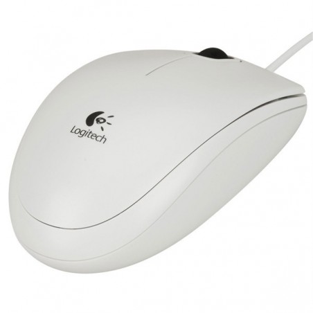 RATON LOGITECH OEM USB OPTICAL B100 BLANCO 