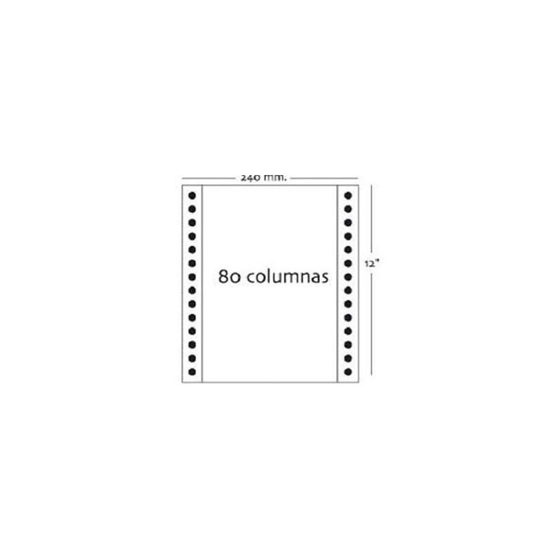 PAPEL CONTINUO 240X12 BLANCO 1T X 2.5