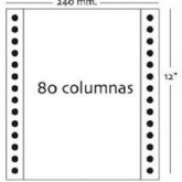 PAPEL CONTINUO 240X12 BLANCO 1T X 2.5