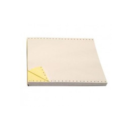 PAPEL CONTINUO 240X11 BLANCO-ROSA-AM.3T X 1