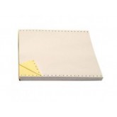 PAPEL CONTINUO 240X11 BLANCO-ROSA-AM.3T X 1
