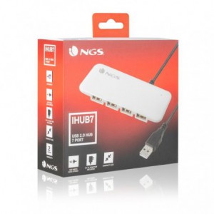 HUB NGS 7 PORT USB 2.0  IHUB7 CON ALIMEN.