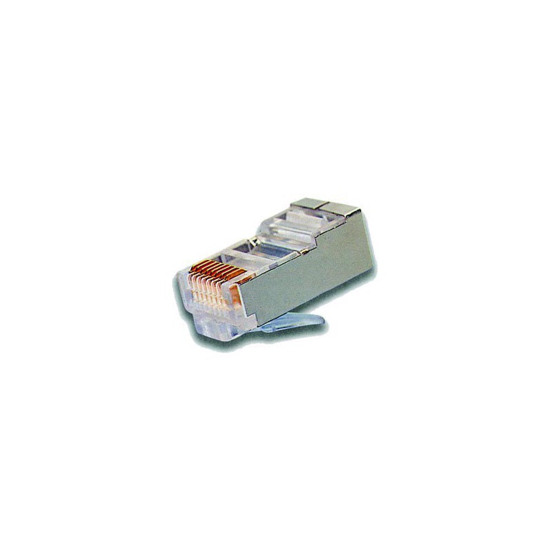 CONECTOR RJ45 FTP APANTALLADO 50 MICRAS ORO CAT.6