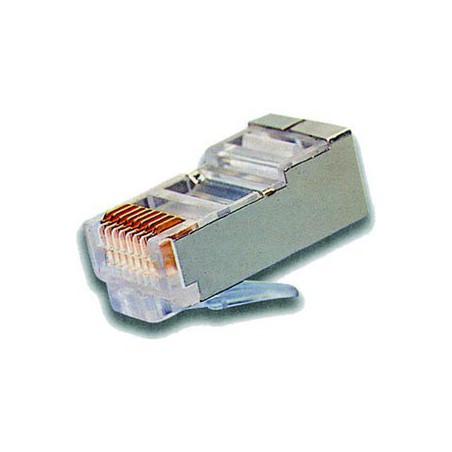 CONECTOR RJ45 FTP APANTALLADO 50 MICRAS ORO CAT.6