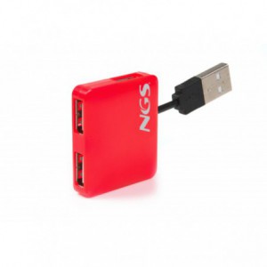 MULTIPLICADOR NGS 4 PORT USB 2.0 REDMICROHUB