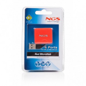 MULTIPLICADOR NGS 4 PORT USB 2.0 REDMICROHUB