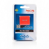 MULTIPLICADOR NGS 4 PORT USB 2.0 REDMICROHUB