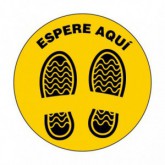 ETIQUETA DISTANCIA DE SEGURIDAD CIRCULAR 40 Ø  5 UND 