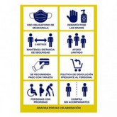 ETIQUETA 42 X 30 RECOMENDACIONES COVID  1 UND 