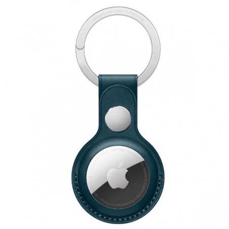 LLAVERO APPLE AIRTAG CUERO AZUL BÁLTICO MHJ23ZM/A