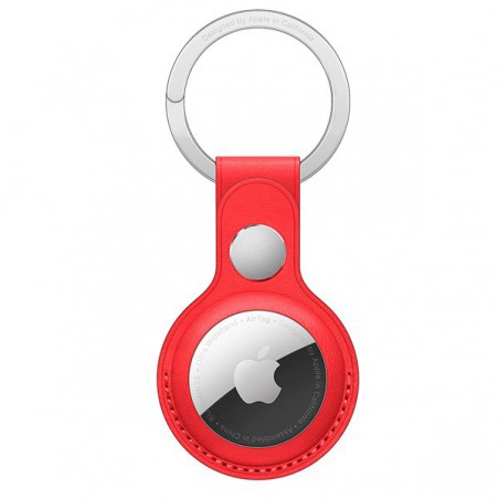 LLAVERO APPLE AIRTAG CUERO ROJO MK103ZM/A
