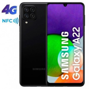 SMARTPHONE SAMSUNG GALAXY A22 4GB 128GB  6.4" NEGRO