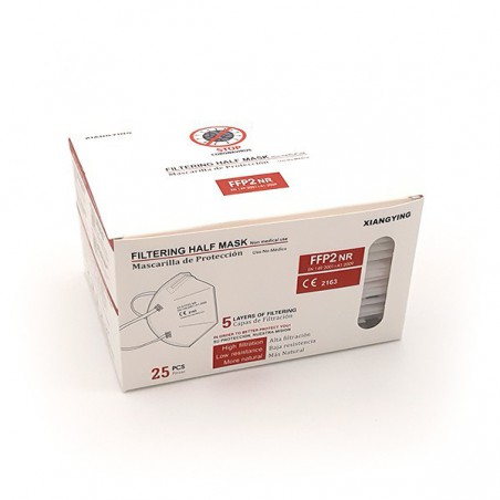 MASCARILLAS FFP2 MARCADO CE  BLANCAS CAJA25