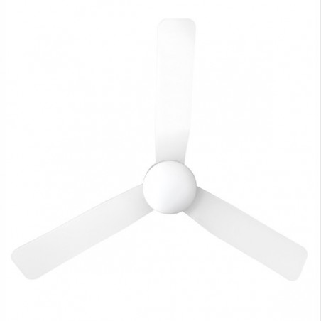 VENTILADOR TECHO GALERNA 3042 INOX ASPAS TRANSLÚCIDAS 106 CM