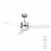 VENTILADOR TECHO GALERNA 3042 INOX ASPAS TRANSLÚCIDAS 106 CM