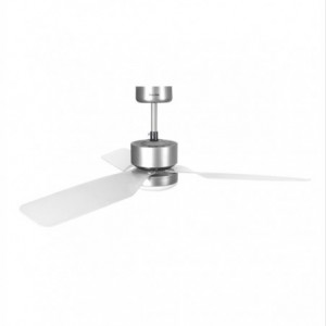 VENTILADOR TECHO GALERNA 3052 INOX ASPAS TRANSLÚCIDAS 132 CM