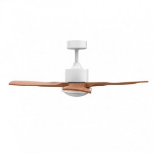 VENTILADOR DE TECHO CIERZO 3052 W PLUS BLANCO Y MADERA 132CM