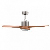 VENTILADOR DE TECHO CIERZO 3052 X PLUS INOX Y MADERA 132 CM