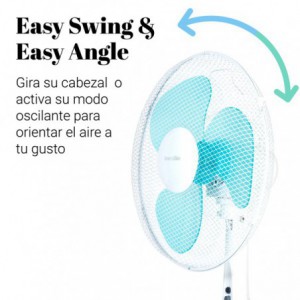 VENTILADOR DE PIE ZERMATT 3045W BLANCO 40W