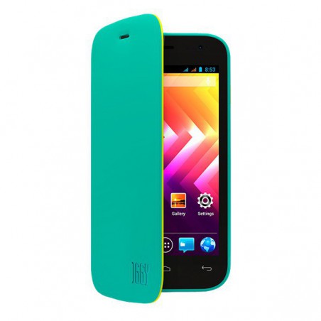 FUNDA WIKO CON TAPA IGGY TURQUESA *