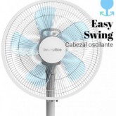 VENTILADOR DE PIE ZERMATT 3046W RADIAL BLANCO BASE RED. 45W