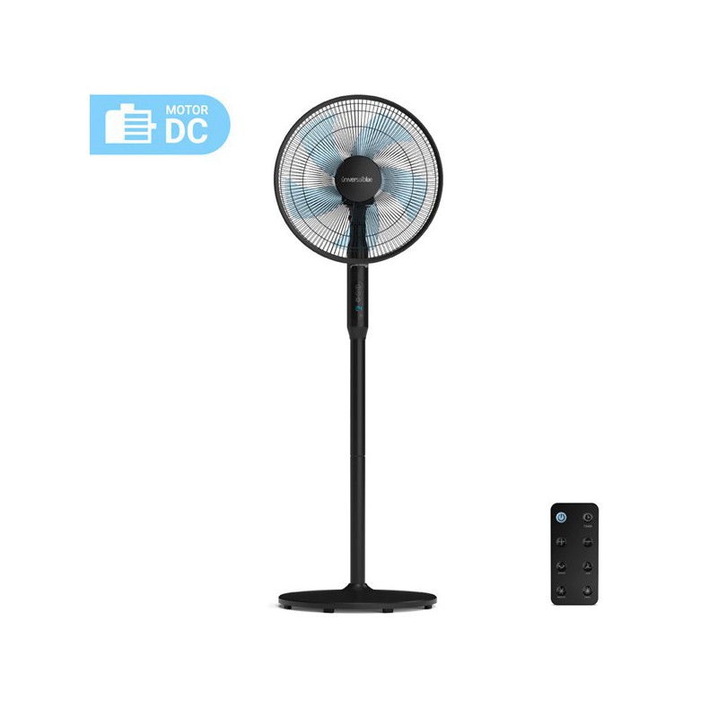 VENTILADOR DE PIE ZERMATT 3025 B SILENCIOSO NEGRO 25W