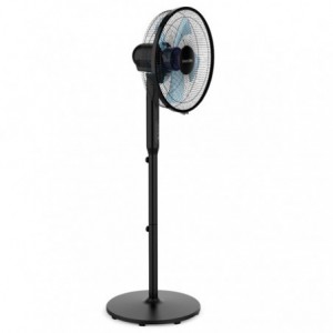 VENTILADOR DE PIE ZERMATT 3025 B SILENCIOSO NEGRO 25W