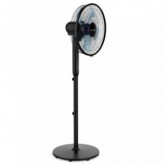VENTILADOR DE PIE ZERMATT 3025 B SILENCIOSO NEGRO 25W