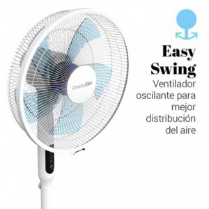 VENTILADOR DE PIE ZERMATT 3025 W SILENCIOSO BLANCO 25W