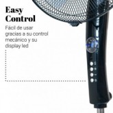 VENTILADOR DE PIE ZERMATT 3050 B CON DISPLAY NEGRO 50W