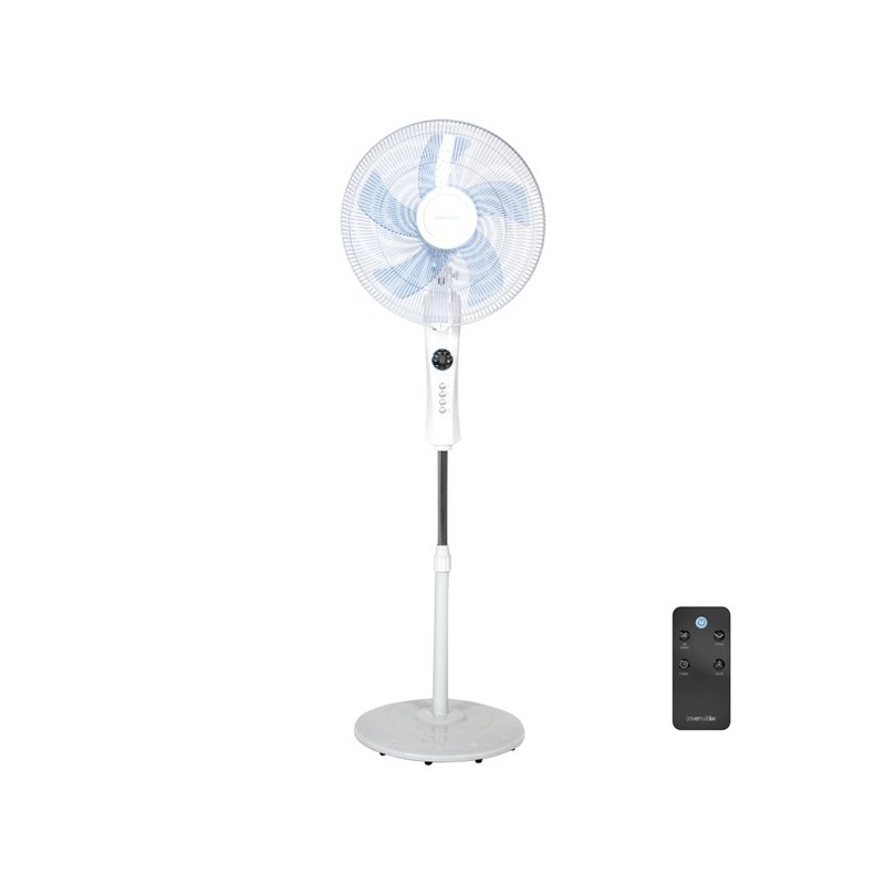 VENTILADOR DE PIE ZERMATT 3050 W CON DISPLAY BLANCO 50W