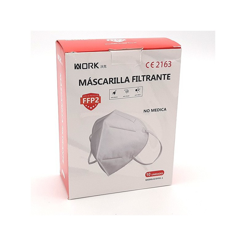 MASCARILLAS FFP2 MARCADO CE  BLANCA CAJA10