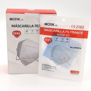 MASCARILLAS FFP2 MARCADO CE  BLANCA CAJA10