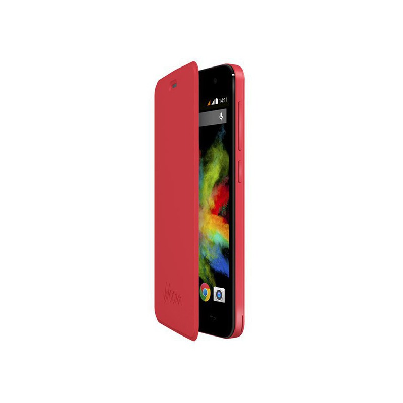 FUNDA WIKO CON TAPA BLOOM CORAL 