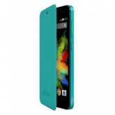 FUNDA WIKO CON TAPA BLOOM TURQUESA 
